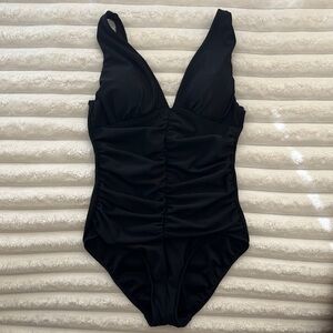 INC International Concepts Black One Piece Swimsuit!